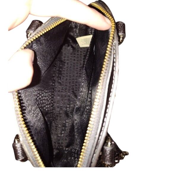 Kate Spade Mini Reiley Laurel Way Glitter Satchel crossbody Wristlet - Picture 8 of 11